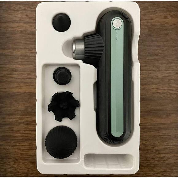 NEW SonicPower Portable Mini Travel Massage Gun with 4 Massage Heads - Picture 4 of 7